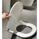 Сидіння-кришка для унітазу KOER AC-0101-SEAT COVER 450х390х80mm дюропластове швидкознімне з мікроліфтом (KR5617) - изображение 2