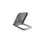 Сидение-крышка для унитаза Mixxus Premium SEAT COVER QUADRO-2004 GRAY 425х358х32mm дюропласт (MP6686) - изображение 3