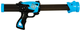 Ігровий набір YG Sport Power Gun Popper Cтрільба по мішенях 2в1 Синій робот (5903039752610) - зображення 4