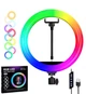 Кільцева світлодіодна LED лампа з тримачем 26 см від USB, RGB MJ260 Soft Ring Light - изображение 1