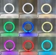 Кільцева світлодіодна LED лампа з тримачем 26 см від USB, RGB MJ260 Soft Ring Light - изображение 2