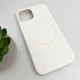 Чохол Premium для смартфона Cosmic Silicone Case Magnetic for Apple iPhone 15 9,White (SilMag15-9) - изображение 4