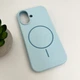 Чохол для смартфона Cosmic Silicone Case Magnetic for Apple iPhone 16 45, Sky Blue (SilMag16-45) - зображення 4