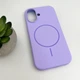 Чохол Premium для смартфона Cosmic Silicone Case Magnetic for Apple iPhone 16 47,Elegant Purple (SilMag16-47) - изображение 4