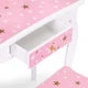 Туалетний столик дитячий EcoToys з потрійний дзеркалом, табуретом та шухлядою (5905817007554) - зображення 6