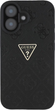 Etui Guess Hot Stamp 4G Pattern Triangle Metal Logo do Apple iPhone 16 Black (3666339425128) - obraz 3
