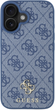 Панель Guess HC PU 4G Small Classic для Apple iPhone 16 Blue (3666339364366) - зображення 3