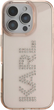 Панель Karl Lagerfeld IML Rhinestones Logo для Apple iPhone 16 Pink (3666339356842) - зображення 3