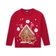 Джемпер с рождественским принтом для девочки Lupilu LIDL 390650 110-116 см (4-6 years) Красный - изображение 1