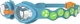 Очки для плавания Speedo Sea Squad Spot GOG 8-0838214641 Голубо-оранжевые (5059937275642) - изображение 2