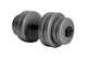 Гантели композитные наборные 30 кг (2×15 кг) WCG Grey Edition, пластиковый гриф Ø30 мм (антиударные диски) - изображение 3