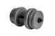 Гантели композитные наборные 40 кг (2×20 кг) WCG Grey Edition, пластиковый гриф Ø30 мм (антиударные диски) - изображение 3
