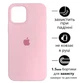 Чохол Silicone Premium case з захистом камери для iPhone 13 mini Full Camera Protective pink 2560 - изображение 1