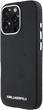 Панель Karl Lagerfeld Saffiano Full Wrapped Elongated Metal Logo MagSafe для Apple iPhone 16 Pro Max Black (3666339359478) - зображення 2