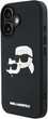 Панель Karl Lagerfeld HC 3D Rubber Double Heads для Apple iPhone 16 Black (3666339402167) - зображення 2