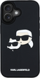 Панель Karl Lagerfeld HC 3D Rubber Double Heads для Apple iPhone 16 Black (3666339402167) - зображення 3