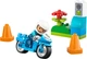 Zestaw klocków LEGO DUPLO Town Niebieski motocykl policyjny 11 elementów (10471) - obraz 2