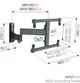 Vogel's TVM 3465 OLED похило-поворотне настінне кріплення для телевізора - изображение 2
