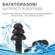 Беруши для сна плавания Елочка силиконовые берушки с высоким шумоподавлением затычки в уши от храпа в бассейн самолет анатомические в футляре Univerza Голубые 56_4_L_11B - изображение 5