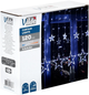 Kurtyna świetlna Vilde 839443 gwiazdki 120 LED Zimna Biała (5904316479336) - obraz 1