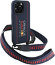 Etui Red Bull Silicone Strap Vertical Logo MagSafe do Apple iPhone 16 Pro Navy (RBHMP16S24SISOLRV) - obraz 3