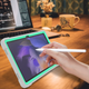 Протиударний чохол з підставкою Shockprof Capsule для Samsung Galaxy Tab A9+ / A9 Plus 11" SM-X210 SM-X216 Бірюзовий - зображення 6