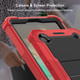 Противоударный чехол с подставкой Shockprof Capsule для Samsung Galaxy Tab A9 8.7" SM-X110 SM-X115 SM-X117 Красный - изображение 7