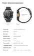 Смарт годинник VALDUS VD40 PRO з вологозахистом, чорний - зображення 14