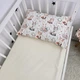 Комплект детского постельного белья для полуторной кровати 190х90 см Oh My Kids «Зайчики лисички» молочный - изображение 2