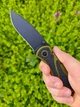 Нож складной Kershaw Blur 1670 OD Second Green Aluminum Blk 14C28N Олива (1670BLK) - изображение 6