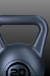 Гиря виниловая для фитнеса и силовых тренировок Power Muscle 20 кг (серо-чёрная) - изображение 3