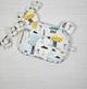 Подарочный набор для малышей пеленками, подушкой и грызуном a.l.babybox Машины в городе голубой - изображение 2