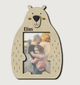 Фоторамка The Frame Depot Мишка с нанесением имени на 1 фото Бежевый (bear_frame) - изображение 2