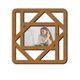 Рамка для фото The Frame Depot геометрическая деревянная Светло-коричневый (boho_rectangles_modern) - изображение 1