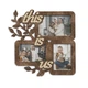 Фоторамка-коллаж The Frame Depot This is us с веточками с нанесением надписи на 3 фото Темно-коричневый (tree_s) - изображение 1