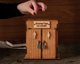 Копилка-туалет The Frame Depot деревянная 18х14х11 см Светло-коричневый (piggy_bank) - изображение 3