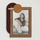 Фоторамка The Frame Depot абстрактная на 1 фото Коричневый (boho_decor_circle) - изображение 1