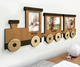 Фоторамка деревянная The Frame Depot Локомотив для детских фотографий Светло-коричневый (locomotive_4x6_train) - изображение 1