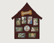 Фоторамка The Frame Depot Собачья будка на 9 фотографий Бордовый (doghouse) - изображение 1