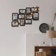 Фоторамка-колаж The Frame Depot Бабочки настенная деревянная на 10 горизонтальных и вертикальных фото Черный (butterfly) - изображение 1