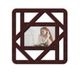 Рамка для фото The Frame Depot геометрическая деревянная Бордовый (boho_rectangles_modern) - изображение 1