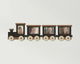 Фоторамка The Frame Depot деревянная Вагон для детских фотографий Черный (railway_carriage_4x6_train) - изображение 1
