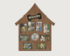 Фоторамка The Frame Depot Собачья будка на 9 фотографий Коричневый (doghouse) - изображение 1