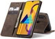 Чохол-книжка CaseMe із нубуку для Samsung Galaxy M30s/M21 Темно-коричневий - зображення 6