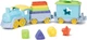 Sorter kształtów Green Toys Pociąg do układania i sortowania 12 elementów (0816409014605) - obraz 2