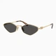 Солнцезащитные очки MIU MIU Grey/Gold 56ZS-ZVN5SO-56 MISC - изображение 2
