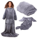 Плед - ковдра із рукавами та кишенею - Snuggle 170х140см One Size - зображення 2