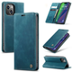 Чехол-книжка CaseMe из нубука для iPhone 15 Plus Бирюзовый - изображение 4