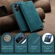 Чехол-книжка CaseMe из нубука для Xiaomi Poco X7 Pro 5G Бирюзовый - изображение 9