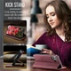 Чехол-книжка CaseMe из нубука для iPhone 16 Plus Бордовый - изображение 3